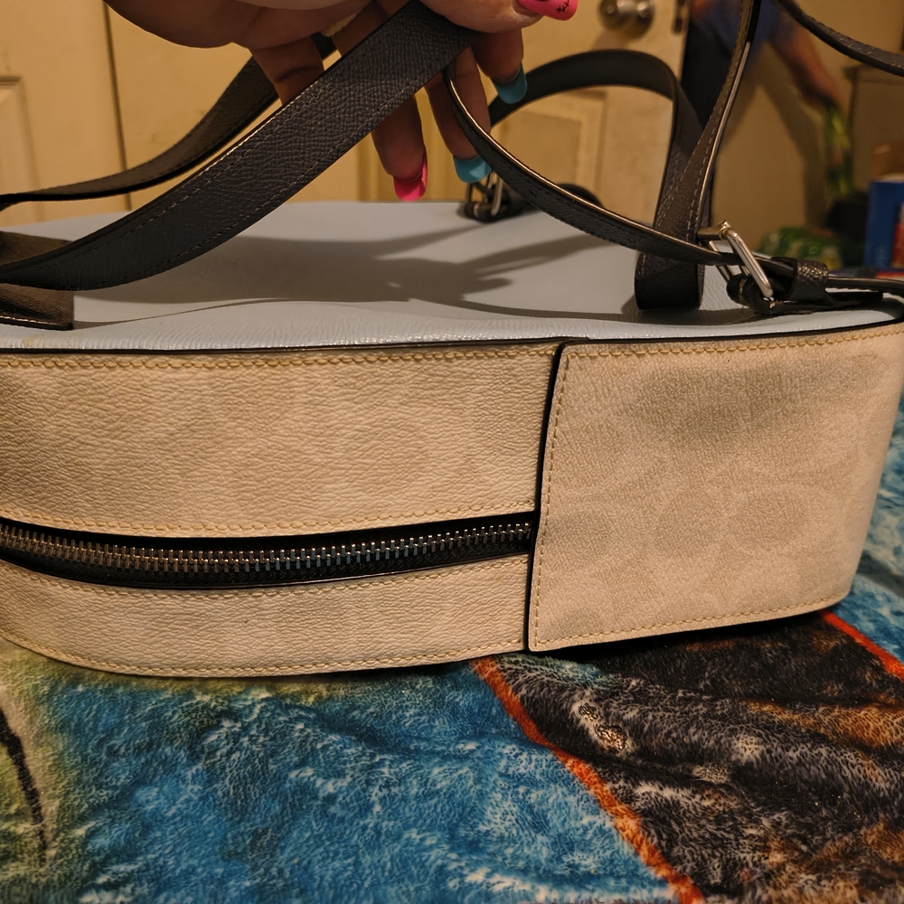 EUC! Coach Jordyn Sky Blue Leather Backpack - Picture 12 of 13